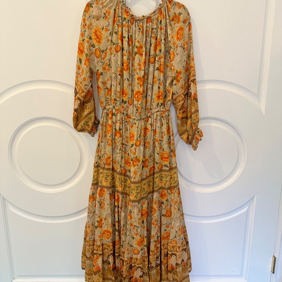 Spell & The Gypsy mermaid pumpkin fall Thanksgiving dress size L - Picture 8 of 15